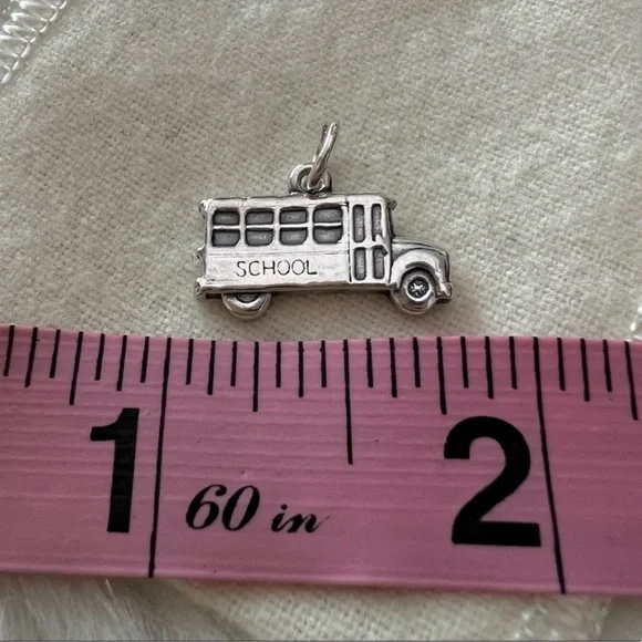 Rare retired James Avery School Bus charm (loop not cut) - Picture 8 of 8